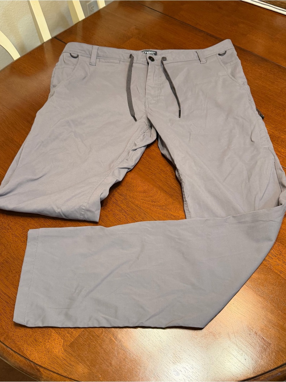 686 Everywhere Pants Men 36x34 Gray ECO Pant Slim Fit Technical Chino Hiking